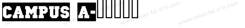 Campus A字体转换